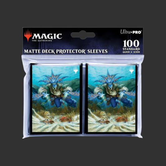 ULTRA PRO - MAGIC - THE GATHERING - MURDERS AT KARLOV MANOR - SACHET DE 100 PROTÈGES CARTES STANDARD - MORSKA, LE LIMIER SOUS-MARIN (63 X 89 MM)