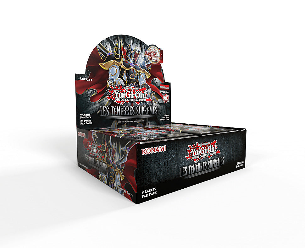 Yu-Gi-Oh! JCC - Display de Pack de Booster Les Ténèbres Suprêmes (24 Boosters) - FR