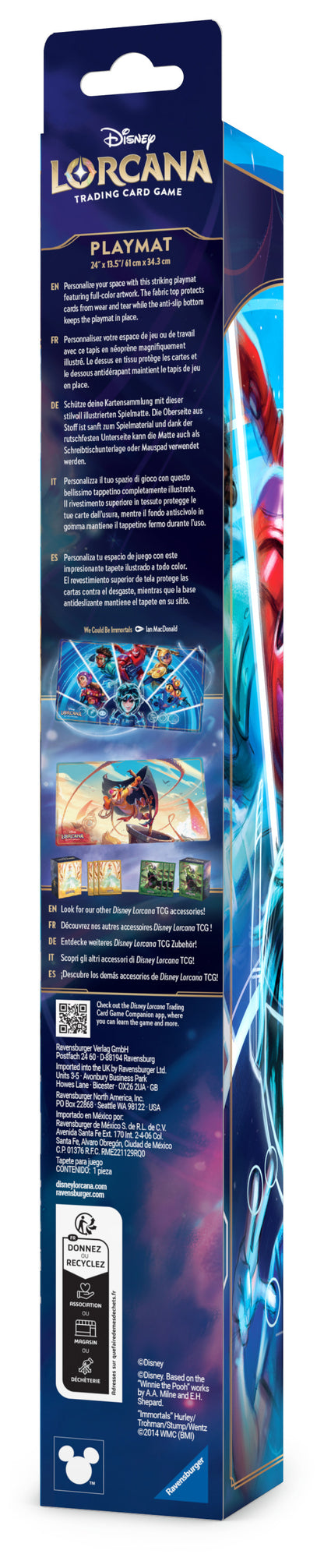 DISNEY LORCANA JCC : L'ÎLE D’ARCHAZIA - TAPIS DE JEU LES NOUVEAUX HÉROS - UK