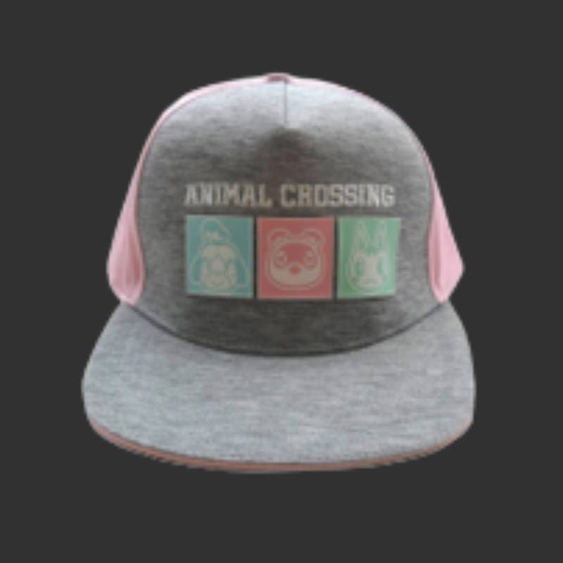 Nintendo - Casquette Animal Crossing carreaux pastel grise