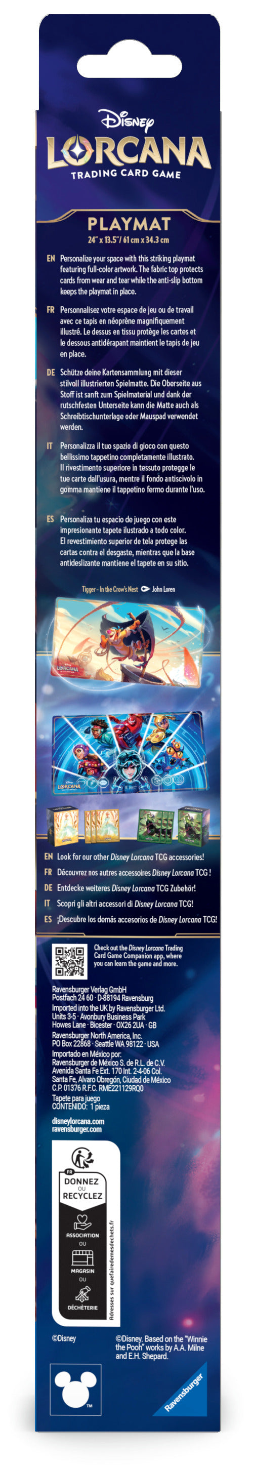 DISNEY LORCANA JCC : L'ÎLE D’ARCHAZIA - TAPIS DE JEU TIGROU - UK