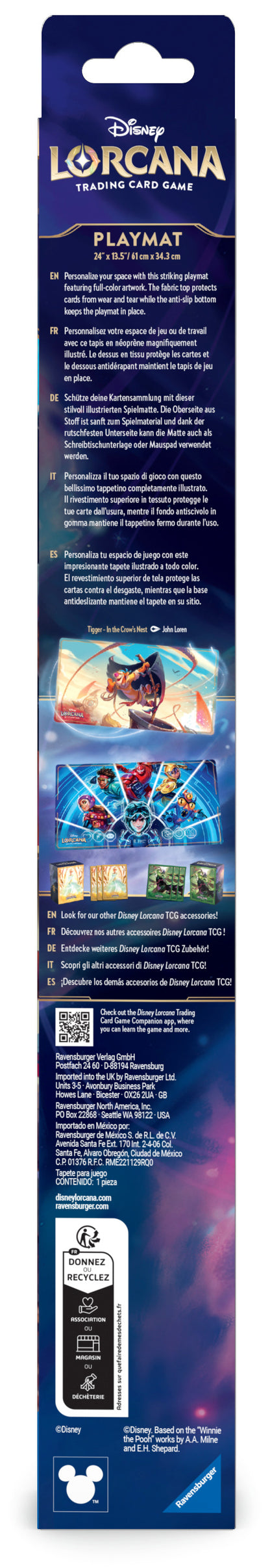DISNEY LORCANA JCC : L'ÎLE D’ARCHAZIA - TAPIS DE JEU TIGROU - UK