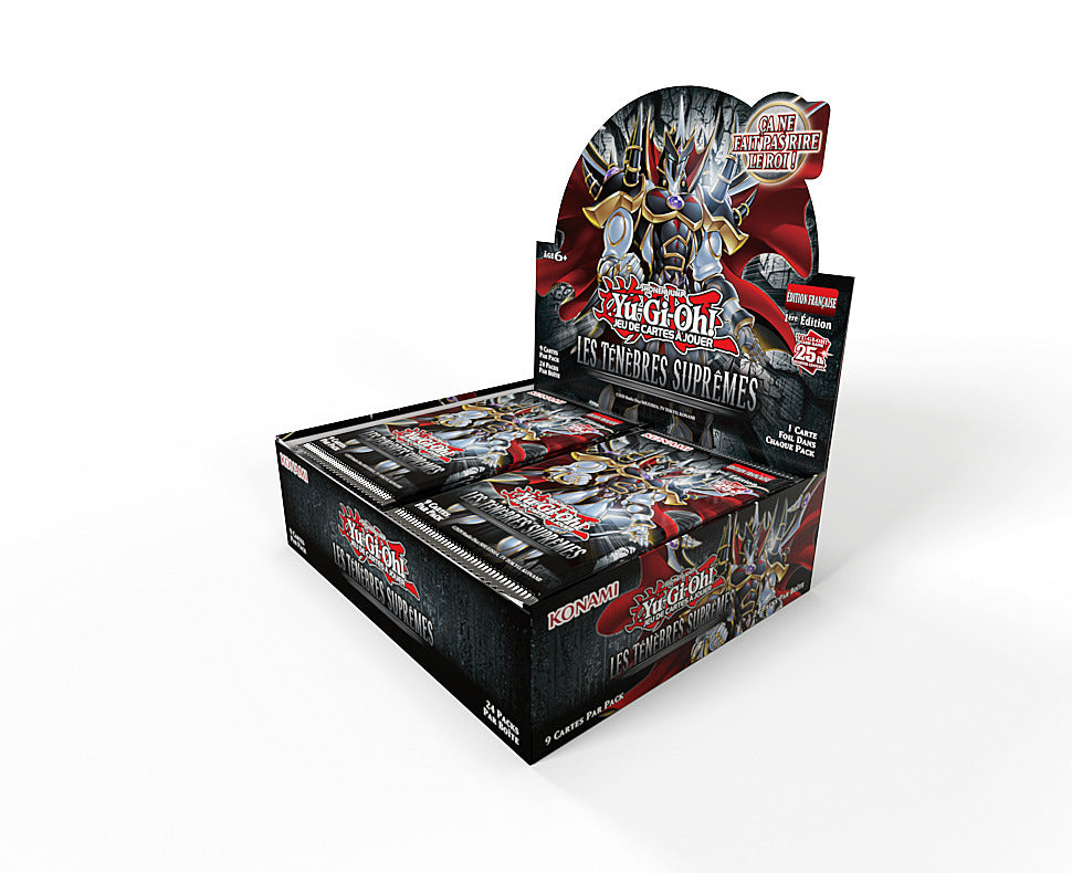 Yu-Gi-Oh! JCC - Display de Pack de Booster Les Ténèbres Suprêmes (24 Boosters) - FR