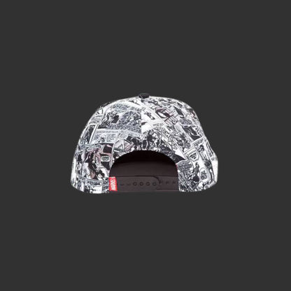 Marvel - Casquette snapback "Logo classique rouge et blanc" - Adulte