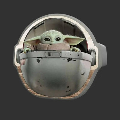 Star Wars: The Mandalorian - Puzzle lenticulaire Mando et Grogu avec boîte en métal 3D 300 pcs 46x31 cm