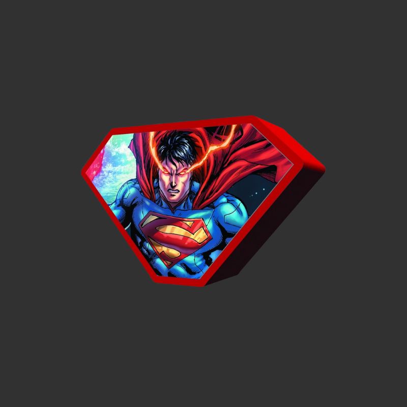 DC Comics - Puzzle lenticulaire superman avec boîte en métal 3D 300 pcs 46x31 cm