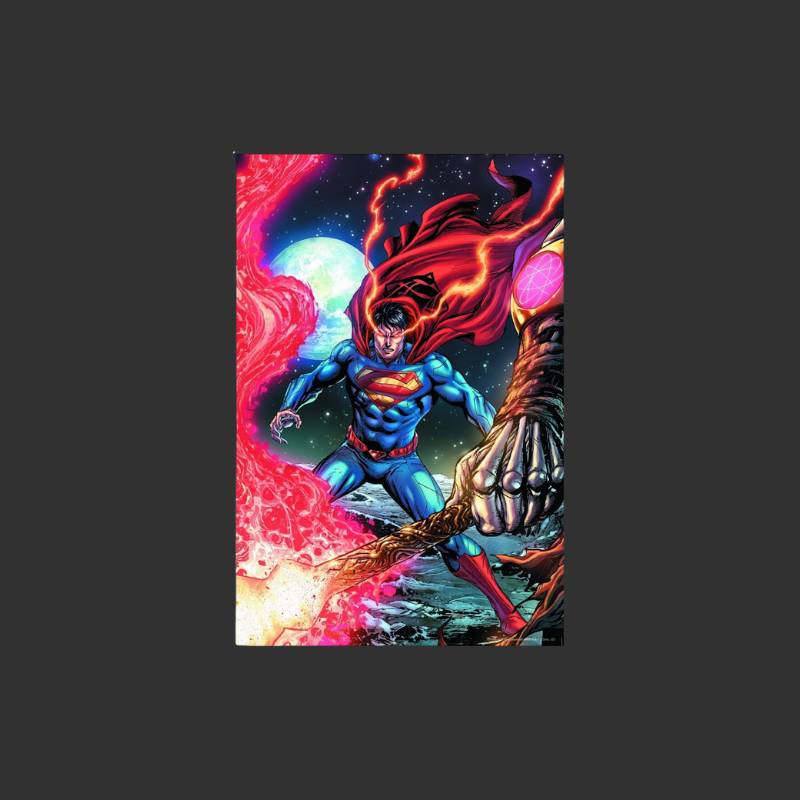 DC Comics - Puzzle lenticulaire superman avec boîte en métal 3D 300 pcs 46x31 cm