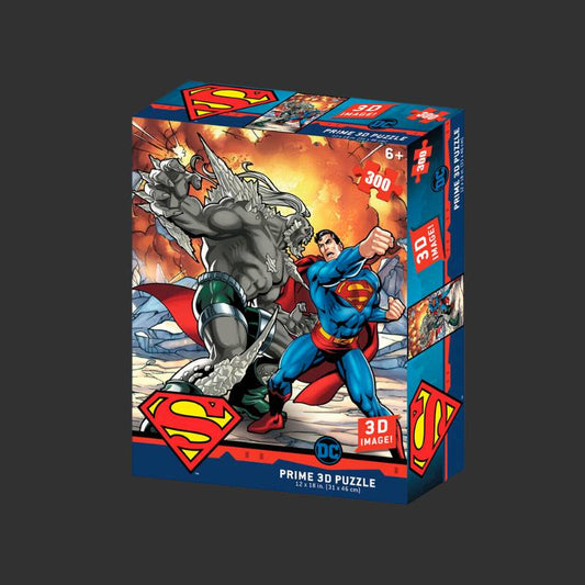 DC Comics - Puzzle lenticulaire Superman contre Doomsday 300 pcs 46x31 cm