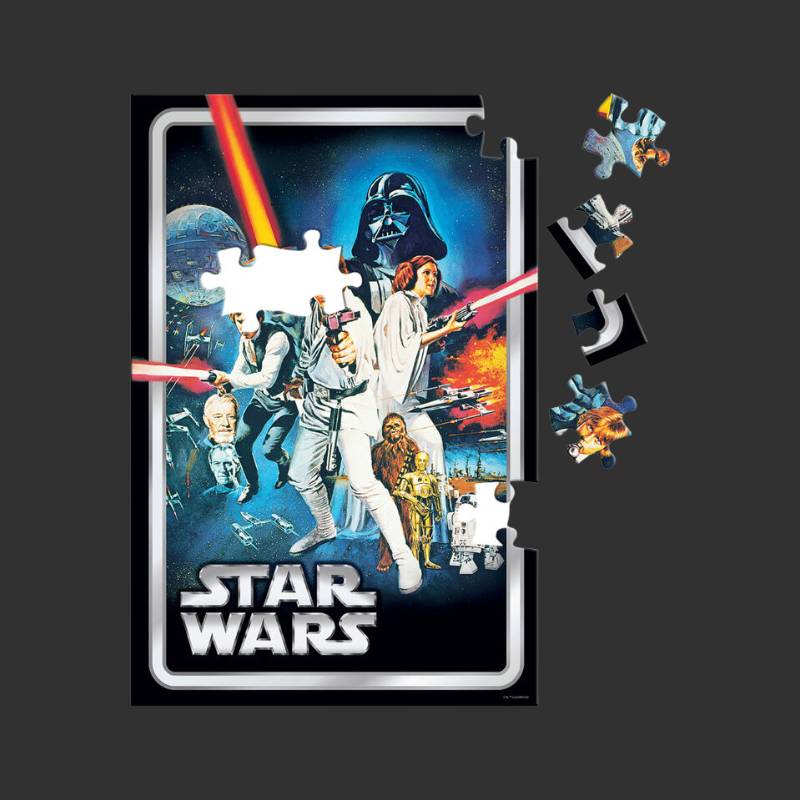 Star Wars - Puzzle livre lenticulaire Star Wars, épisode IV : Un nouvel espoir 2 300 pcs 41x31 cm