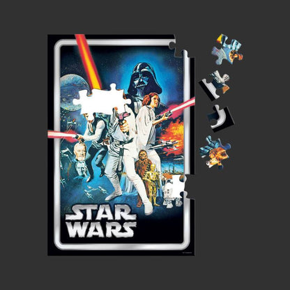 Star Wars - Puzzle livre lenticulaire Star Wars, épisode IV : Un nouvel espoir 2 300 pcs 41x31 cm